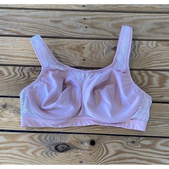 Glamorise Other - Glamorise Sport Back Clasp Sports Bra Size 36C Women’s Pink